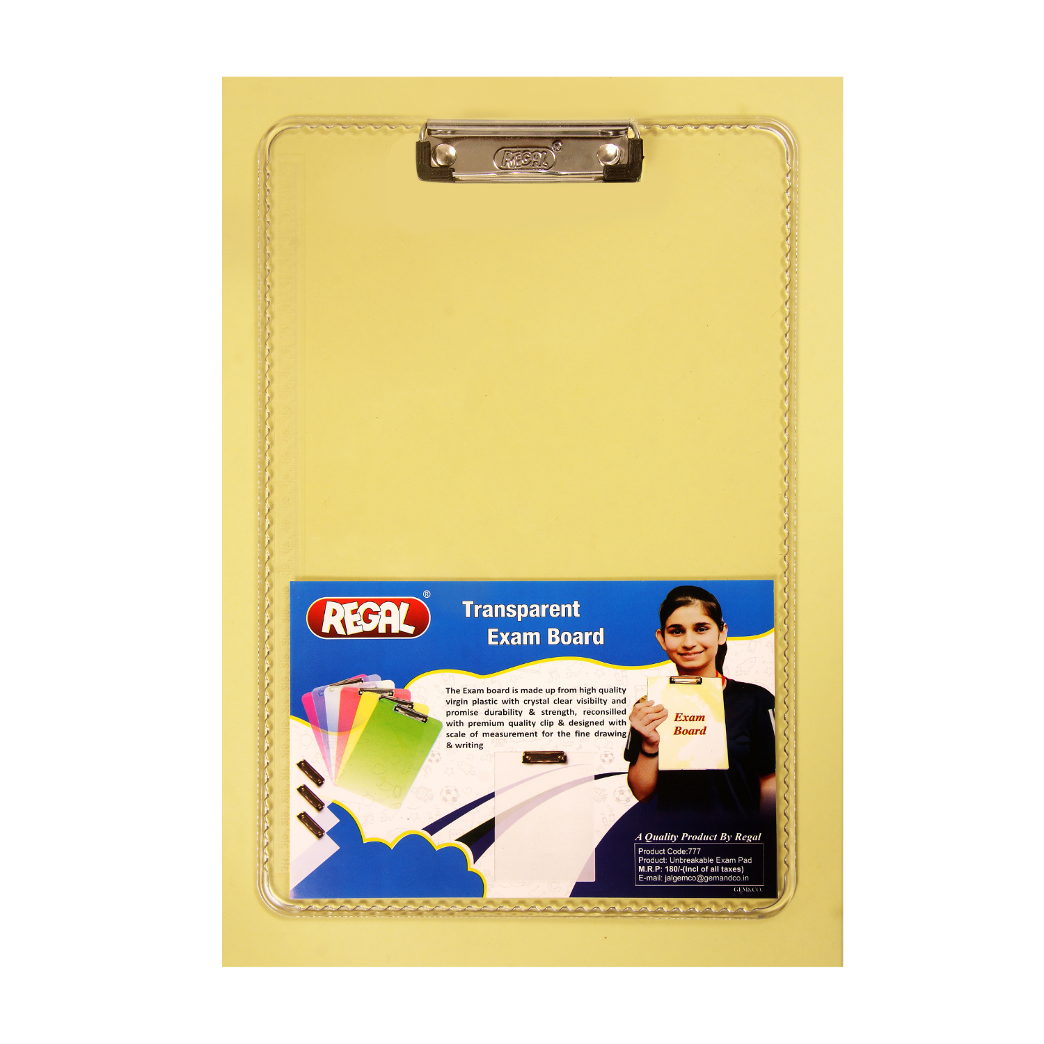 REGAL Transparent Exam Boards